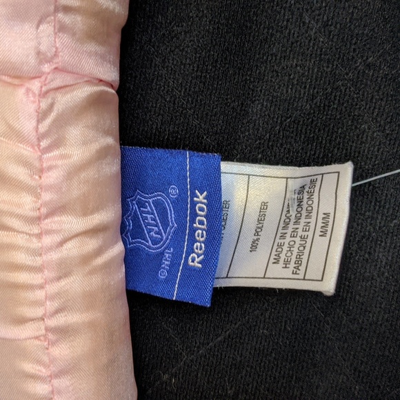 Boston Bruins Black Ice Girls Reebok Jacket - Picture 2 of 6